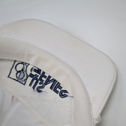 Players 5 Panel White One Size Hat US Genes Rope Snapback Medical Lab Corporate