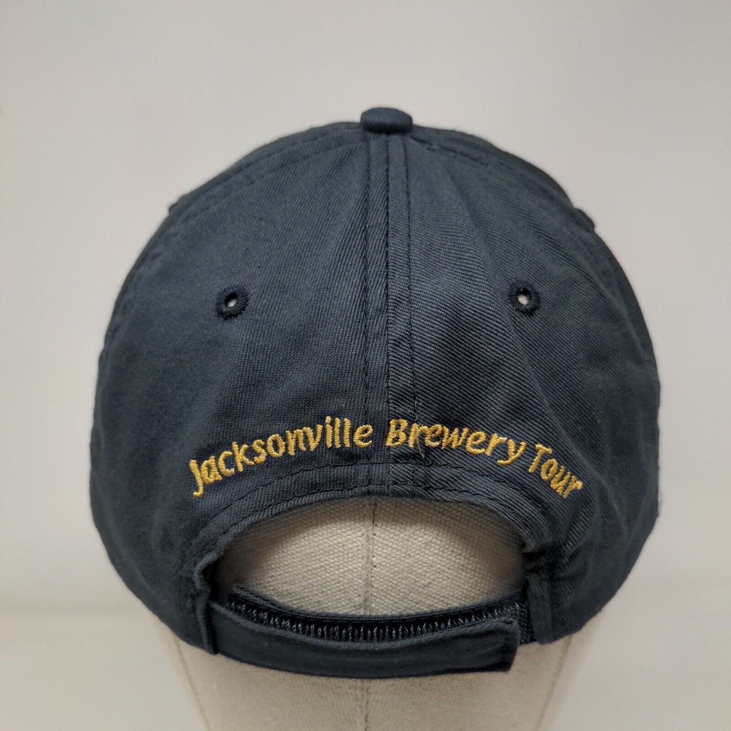 Jacksonville Brewery Tour Strapback Hat Blue OSFA Adjustable Anheuser-Busch