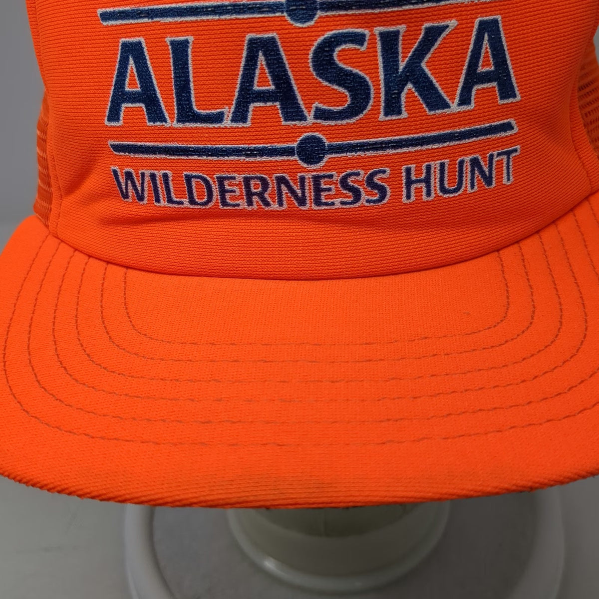 SKM Trucker Hat Orange One Size NRA Whittington Center Alaska Wilderness Hunt