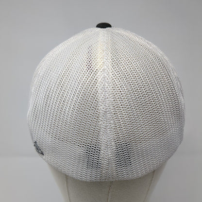 RW Fitted Mesh Back Trucker Hat Camo L-XL Flexfit Pacific Headwear