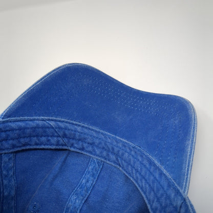 Otto Slideback Hat Blue One Size Adjustable Butterfly Embroidered Bling