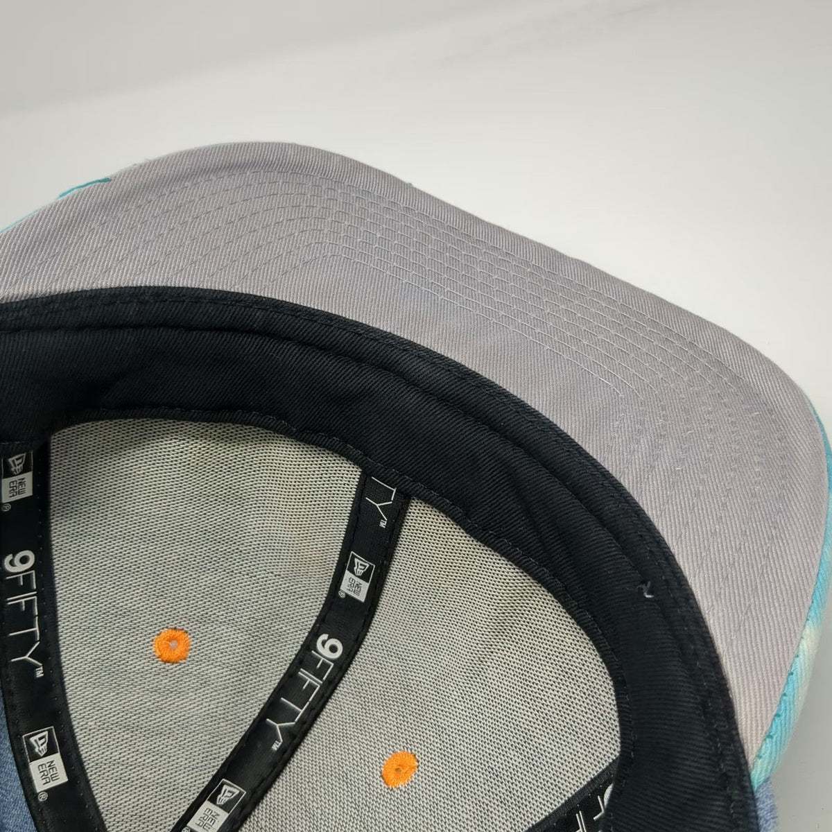 Miami Dolphins NFL New Era Snapback Hat Blue One Size Tie Dye Visor 9FIFTY 950