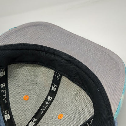 Miami Dolphins NFL New Era Snapback Hat Blue One Size Tie Dye Visor 9FIFTY 950