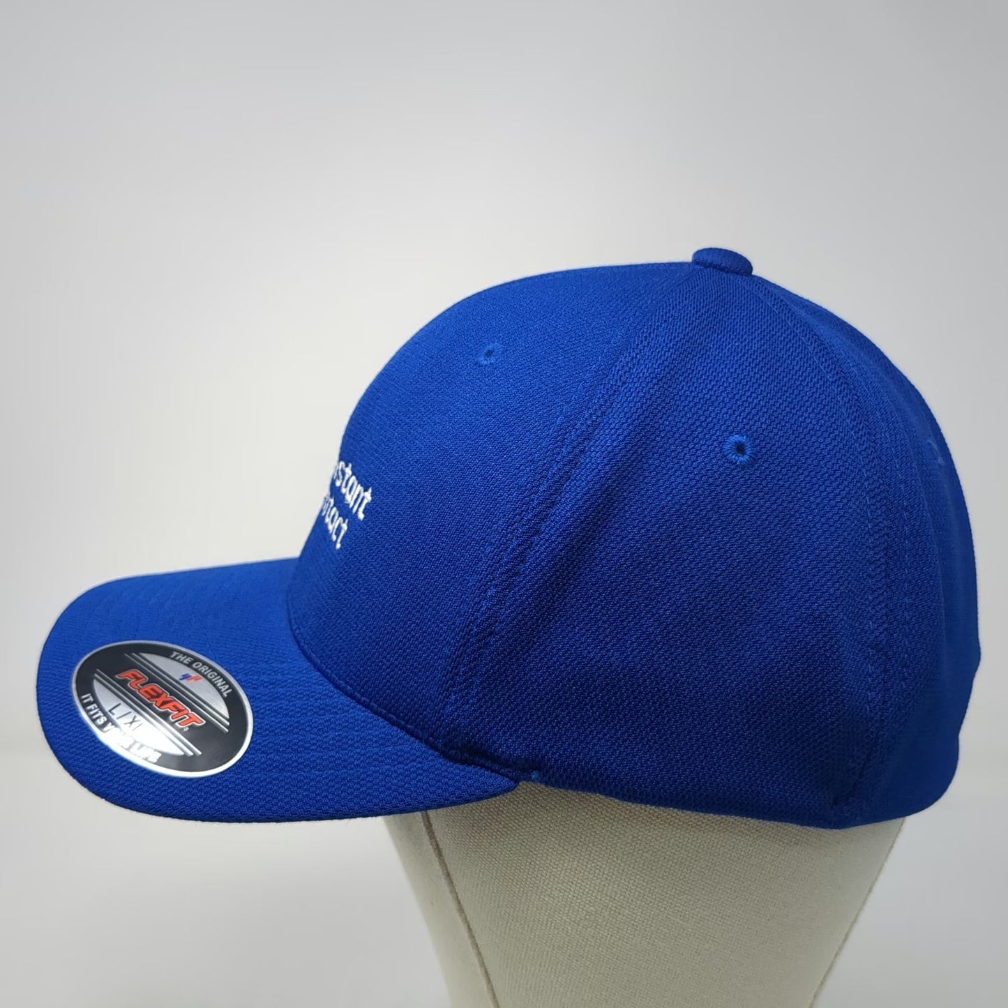 Flexfit Baseball Cap Blue XL Constant Contact Embroidered Logo Polyester Hat
