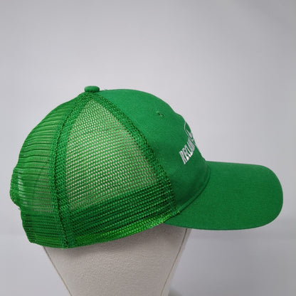 Reclaim Idaho Snapback Mesh Back Trucker Hat Green One Size Embroidered