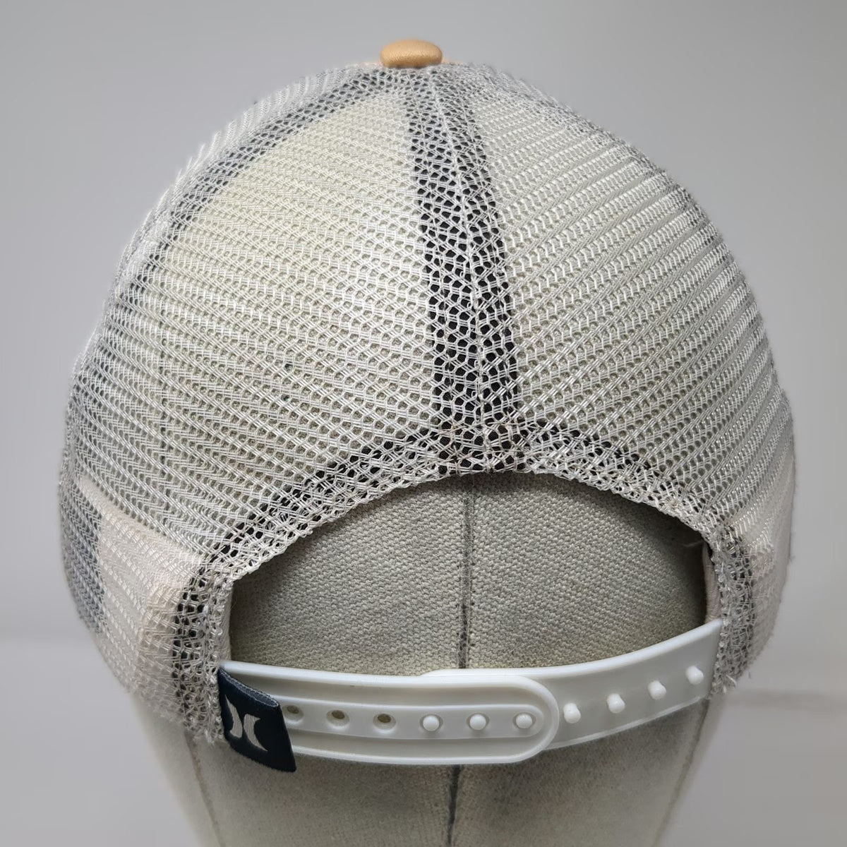 Hurley Trucker Hat Yellow One Size Mesh Snapback Wave Mountain Graphic Surf