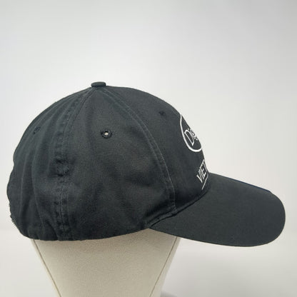 Baseball Cap Black One Size Strapback Vietnam Wall American Flag Memorial Hat