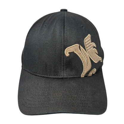 Hurley Fitted Baseball Cap Black Medium Lightweight Embroidered Flexfit Yupoong