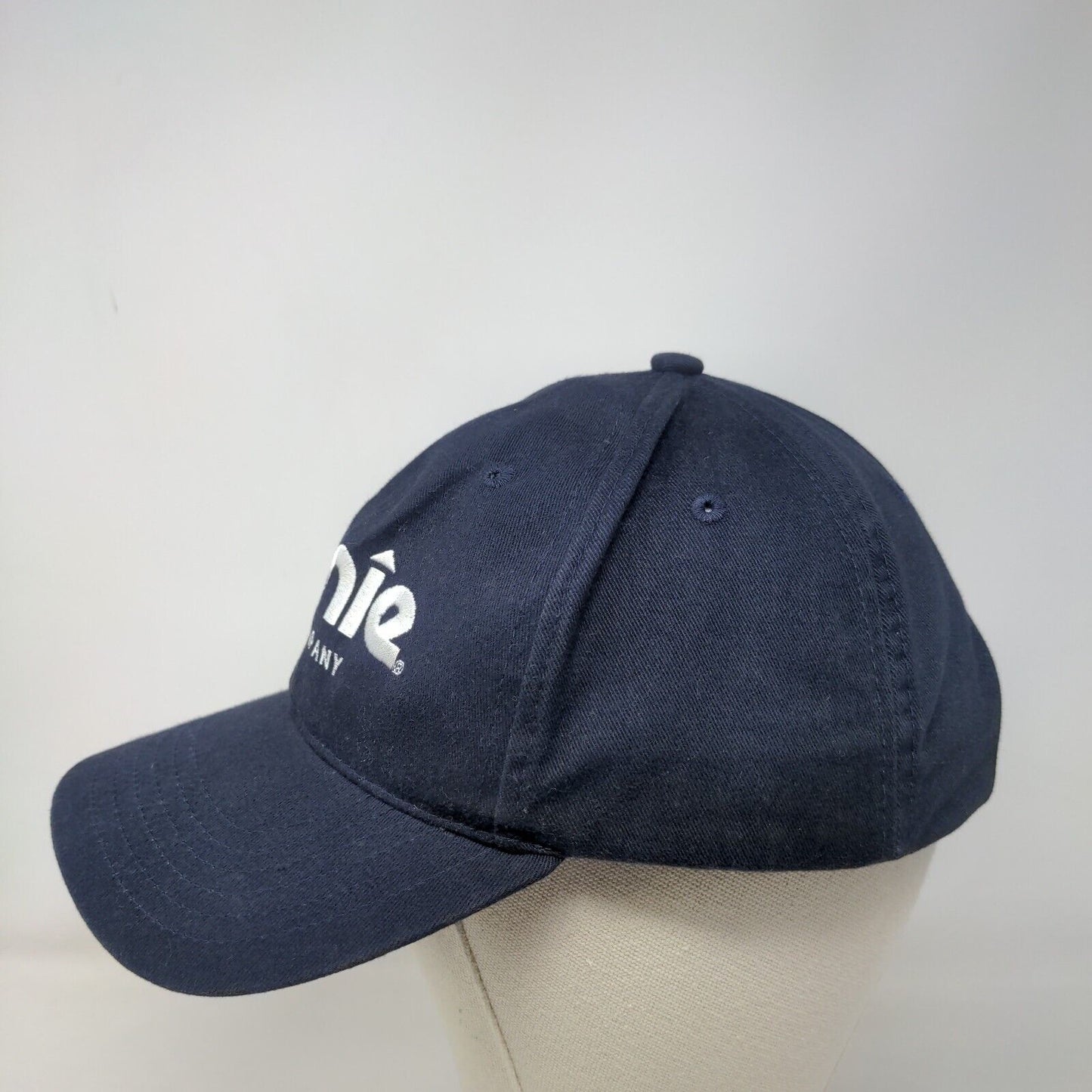 Genie A Terex Company Strapback Hat Blue One Size Embroidered 6 Panel
