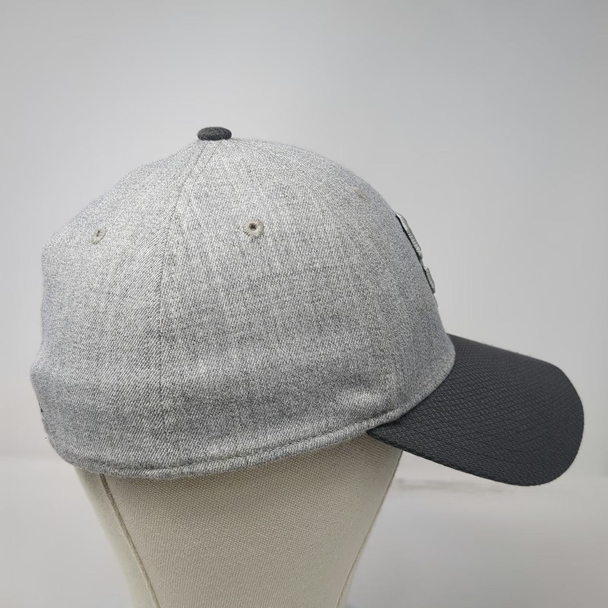 San Francisco Giants MLB New Era Baseball Cap Gray Black L 39THIRTY Stretch Fit