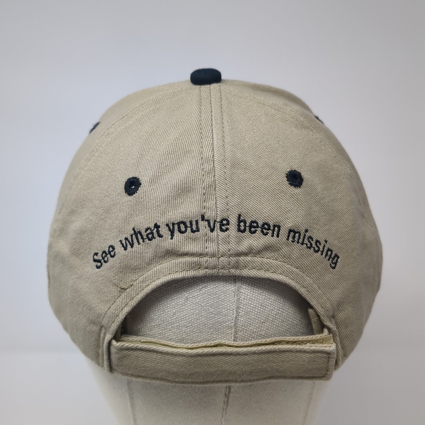 Bottom Line Baseball Cap Brown OS Adjustable Embroidered 6 Panel K-Products