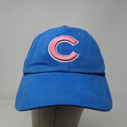 '47 Brand Women's Slideback Hat Blue Adjustable Embroidered Chicago Cubs Logo