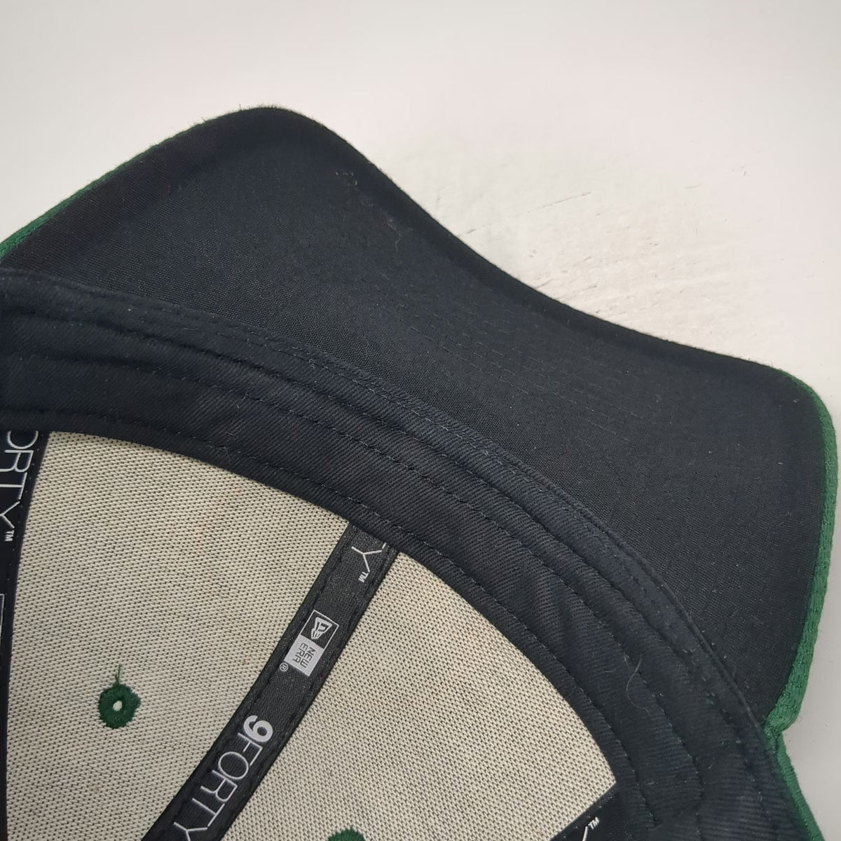 New Era Green Bay Packers NFL Green Gray One Size Cap Hat 9FORTY Strapback Logo