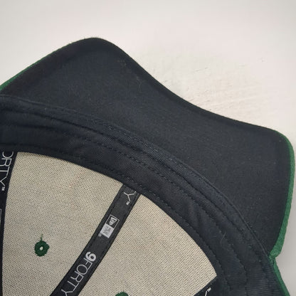 New Era Green Bay Packers NFL Green Gray One Size Cap Hat 9FORTY Strapback Logo