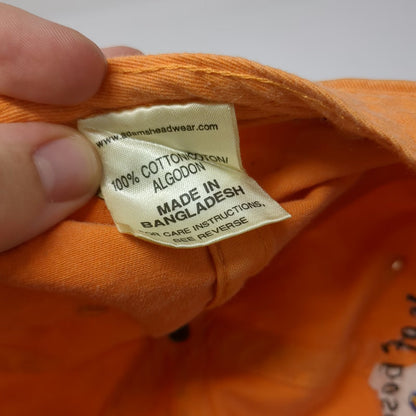 Adams Baseball Cap Orange One Size Alans of Boscawen Golf Scramble Bear NH Hat