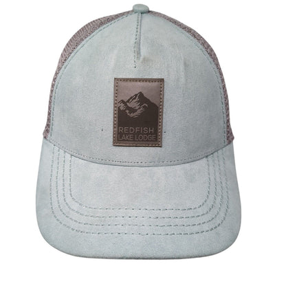 Red Fish Lake Lodge Snapback Trucker Hat Multi OS Adjustable Mesh Richardson