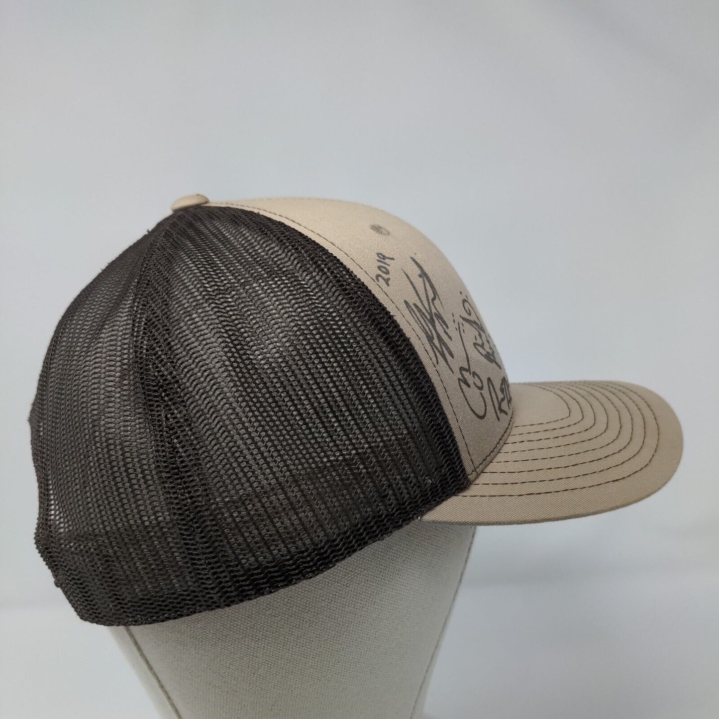 Cody Cattle Company Snapback 112 Trucker Hat Tan OSFA Mesh Back Richardson