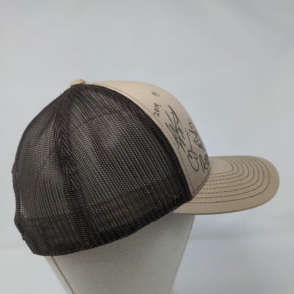Cody Cattle Company Snapback 112 Trucker Hat Tan OSFA Mesh Back Richardson