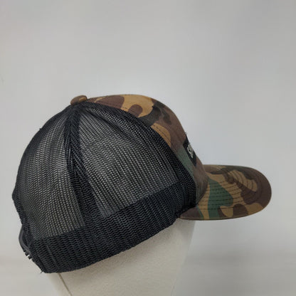 SpiderWebShade Snapback Mesh Back Trucker Hat Camo One Size Yupoong
