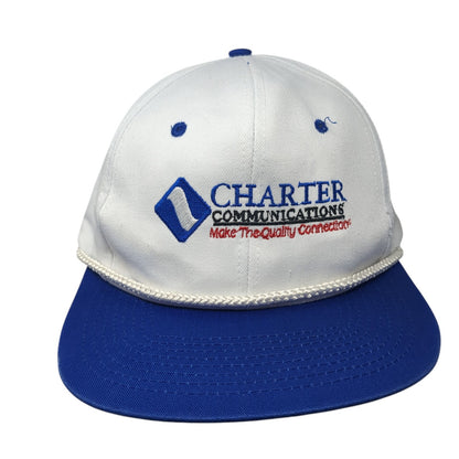 Charter Communications Snapback Rope Hat Multi One Size Colorblock
