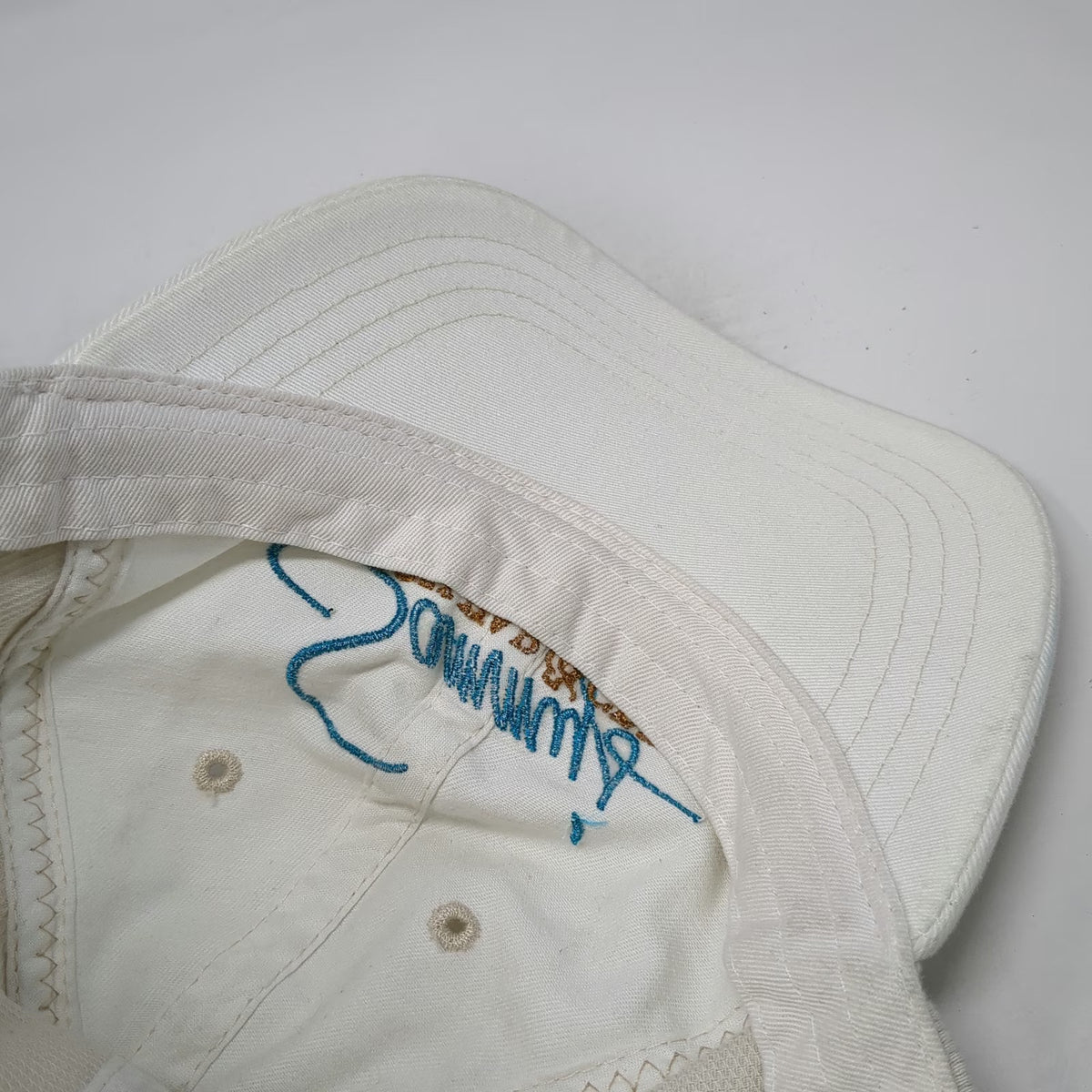H3 Sportgear Baseball Cap White OSFM Sammy's Beach Bar & Grill Maui Hawaii Hat