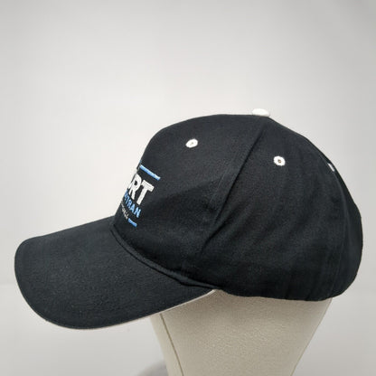 Cort Vanostran For Congress Strapback Hat Black OS Adjustable Embroidered Otto