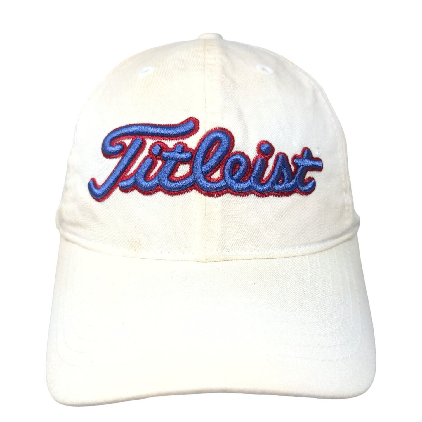 Titleist USA Slideback Hat Cream One Size Embroidered Adjustable