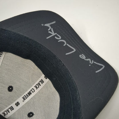 Black Clover Baseball Cap Black One Size Live Lucky Daltile Strapback Hat