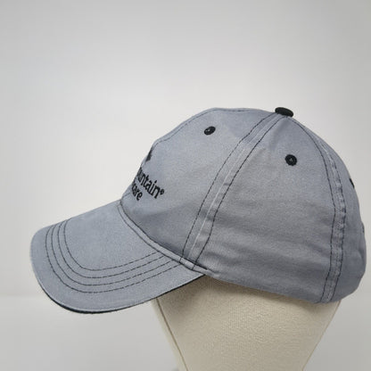 Intermountain Healthcare Strapback Hat Gray One Size Embroidered Solid