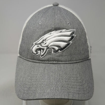 Philadelphia Eagles NFL Fanatics Gray White OSFM Trucker Hat Mesh Back Snapback
