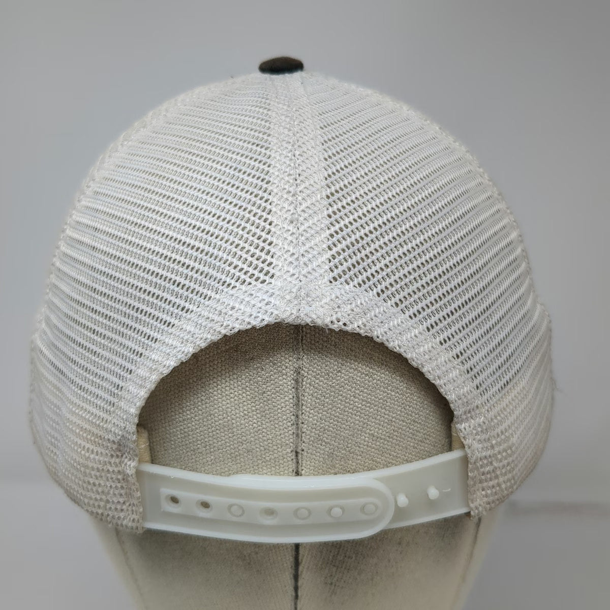 Hooey American Made Cap Co Buffalo Star Gray Brown One Size Trucker Hat Snapback