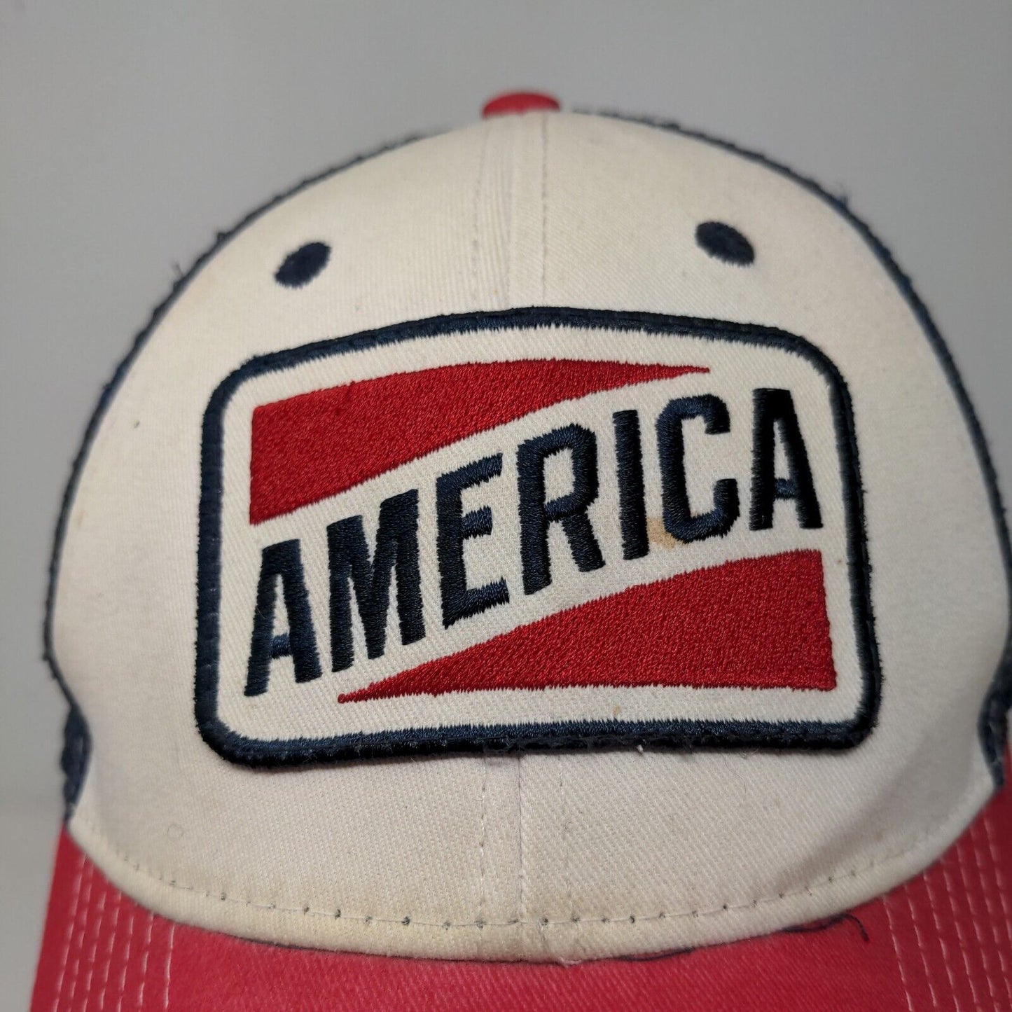 Unbranded Men's Strapback Mesh Back Hat Multicolor America Land of the Free Logo