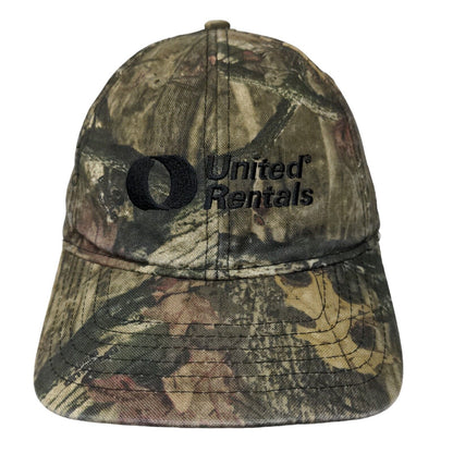 United Rentals Snapback Hat Camo OSFA Embroidered 6 Panel K-Products