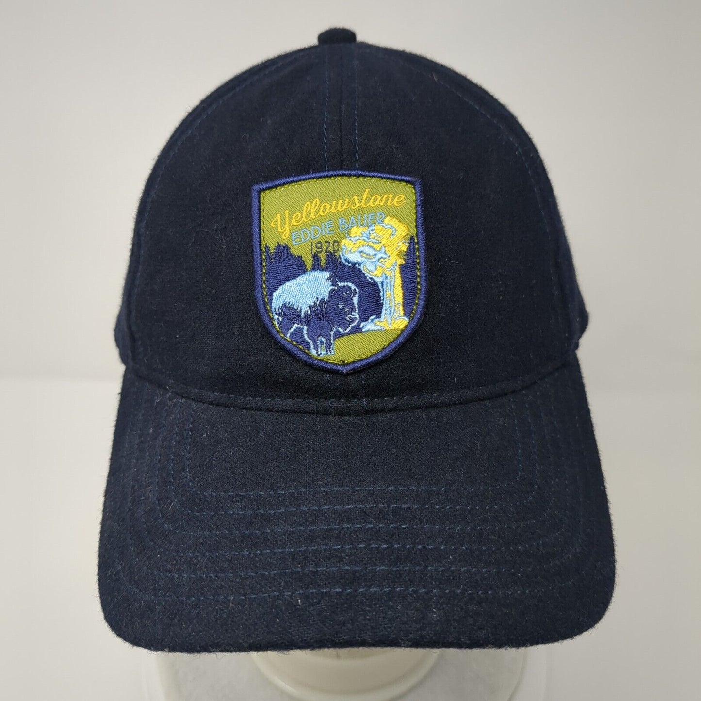 Yellowstone Eddie Bauer Patch Slideback Hat Blue One Size Adjustable