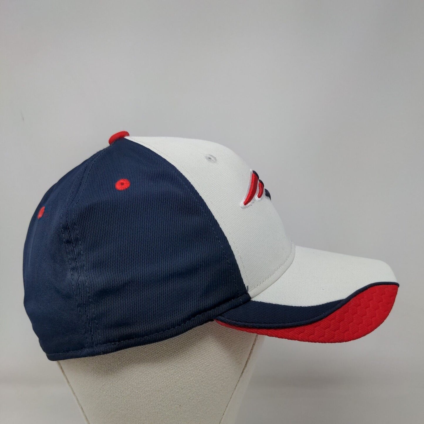 Reebok Men's Fitted Hat Multicolor S/M Embroidered New England Patriots Logo