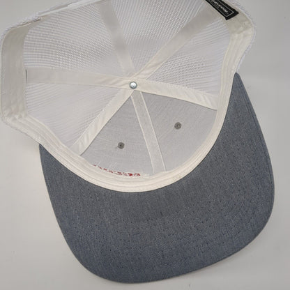 Micro Rain Snapback Mesh Back Trucker Hat Gray One Size Richardson