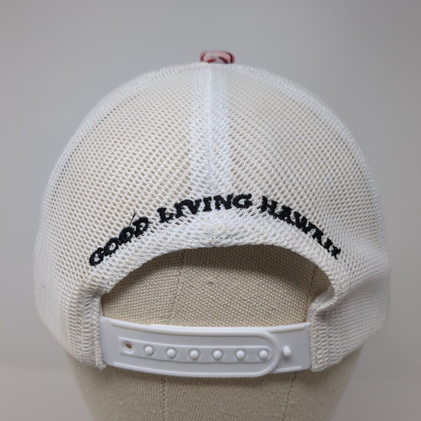 Good Living Hawaii Snapback Trucker Hat Multi OS Adjustable Mesh Back 6 Panel