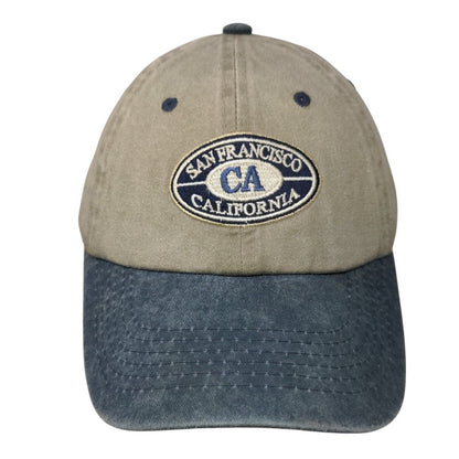 San Francisco California Slideback Hat Multicolor One Size Adjustable Cotton