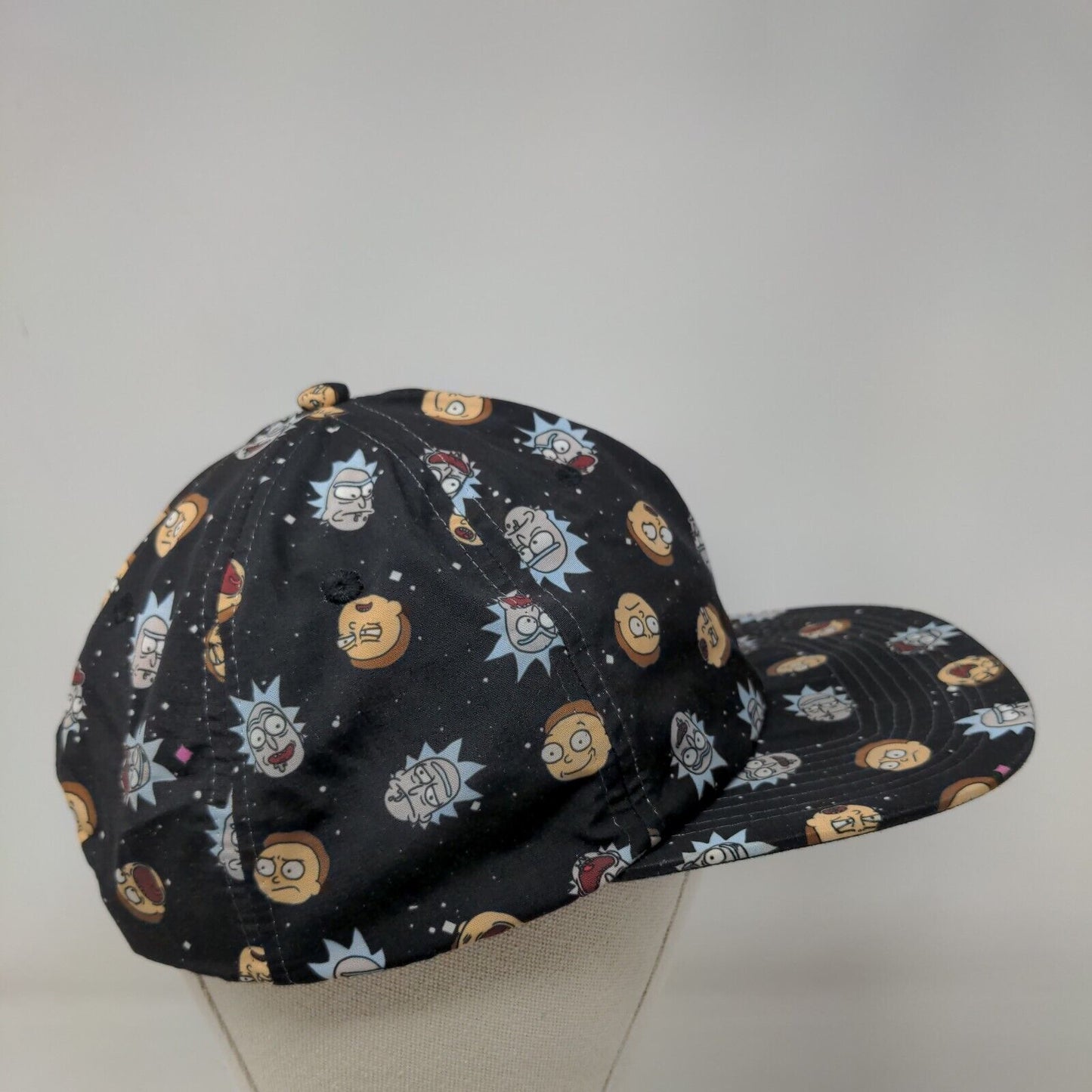 Rick and Morty Snapback Trucker Hat Multicolor OSFM Adjustable Mesh Back
