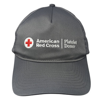 American Red Cross Platelet Donor Baseball Cap Gray OS Adjustable Embroidered
