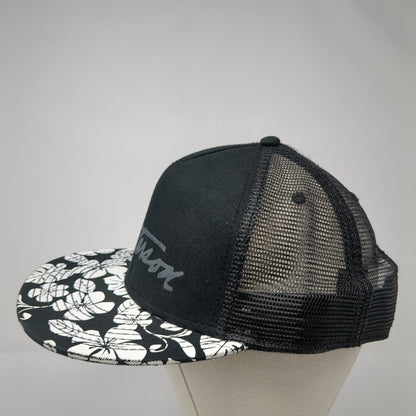 T. Patterson Snapback Trucker Hat Black One Size Adjustable Mesh Back Otto
