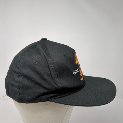 40 Isn't Usually This Sexy Snapback Hat Black OS Adjustable Embroidered Shoebox