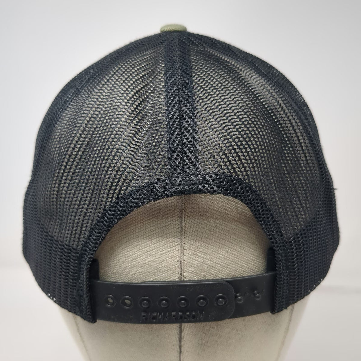 Richardson 112 Trucker Hat Green Black One Size Rockstock Guitar Mesh Snapback
