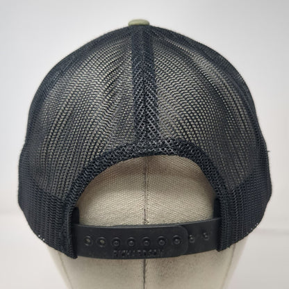 Richardson 112 Trucker Hat Green Black One Size Rockstock Guitar Mesh Snapback