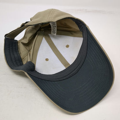 Nike Baseball Cap Beige White L Dri-FIT Slideback Swoosh Logo Embroidered Hat