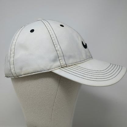 Nike Baseball Cap White One Size SAS Logo Contrast Stitching Polyester Golf Hat