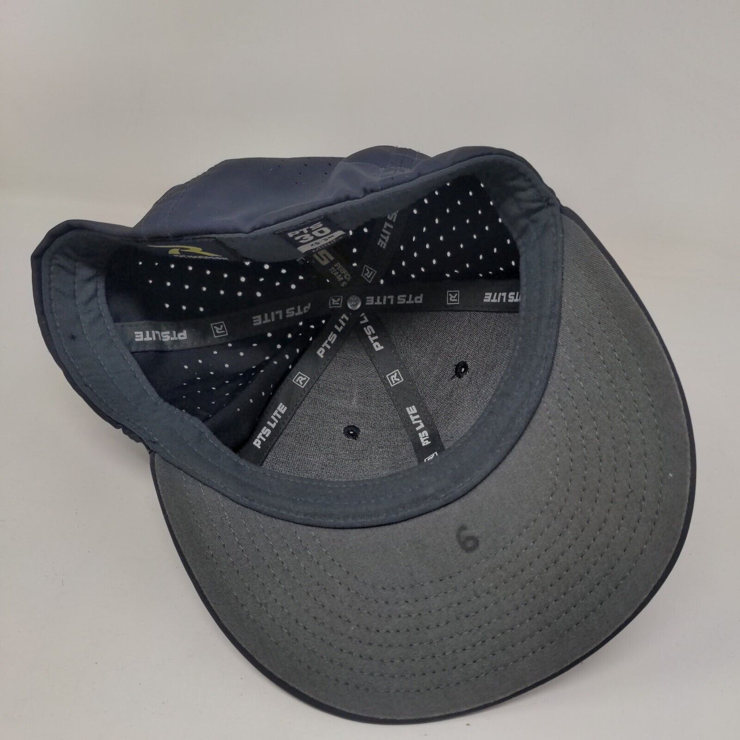 FH Fitted Hat Blue Size XS-S Breathable PTS Lite Embroidered 6 Panel Richardson