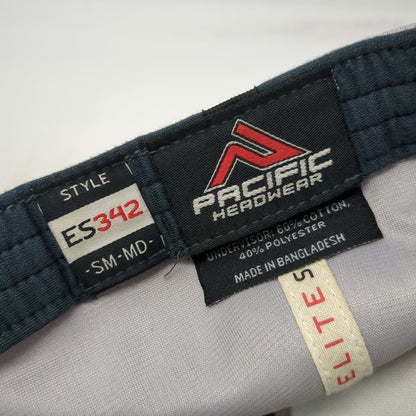 Pacific Headwear Baseball Cap Gray M Flexfit Earn It Star Logo Performance Hat