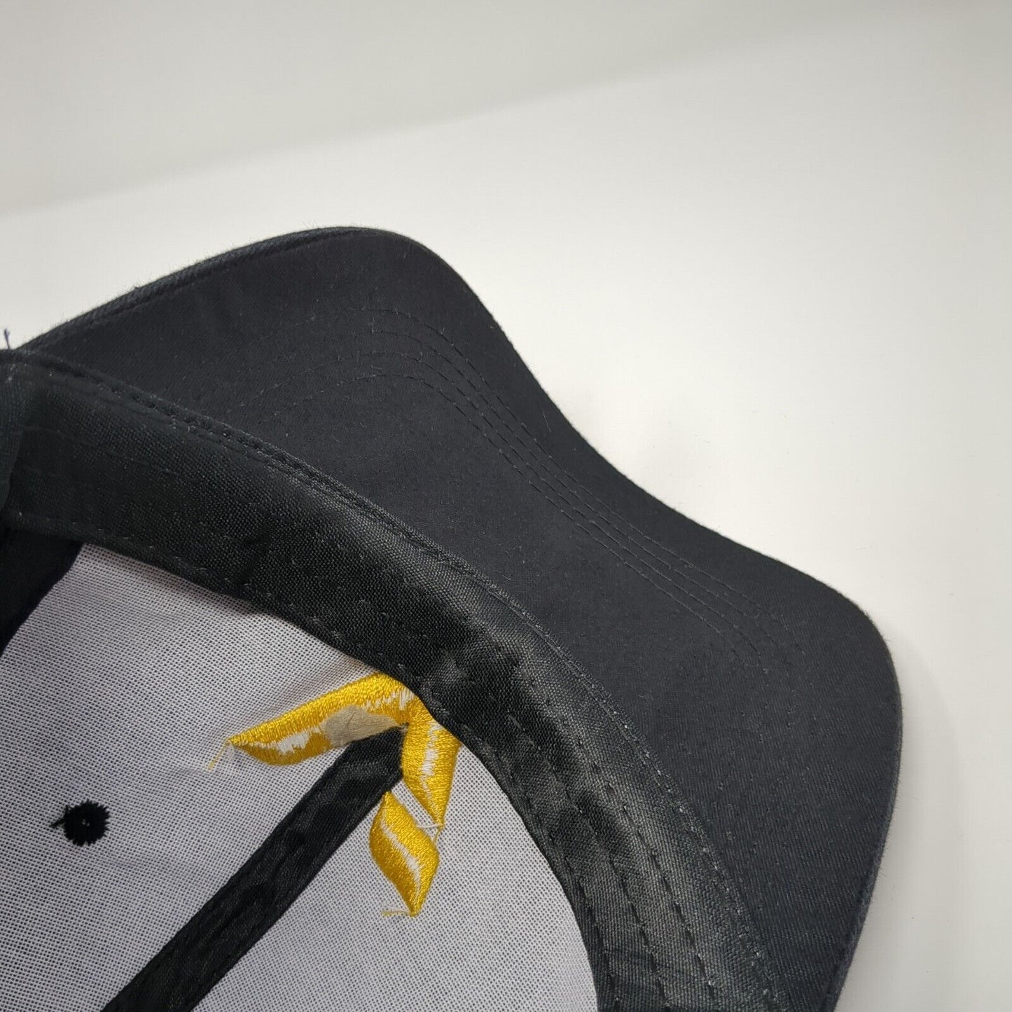 Van Thinh Rest Stop Slideback Hat Black One Size Adjustable Embroidered