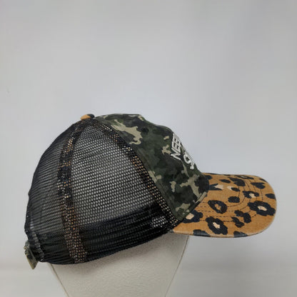 Need More Sleep Slideback Mesh Back Trucker Hat Multi OSFM Animal Print